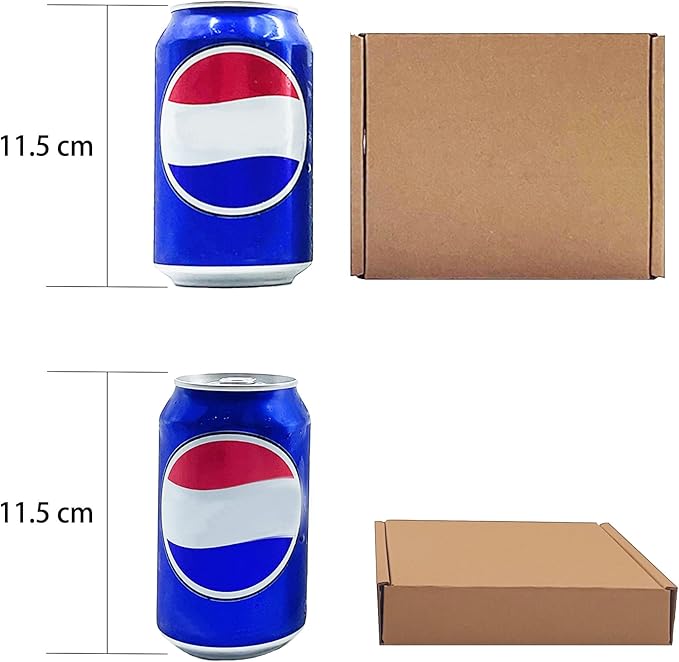 5x4x1 inch Small Shipping Boxes 50 Pack, Brown Kraft Corrugated Cardboard Mailer Boxes Bulk for Packaging Business Mailing Gift，Mini Mailer Boxes for Packaging Supplies