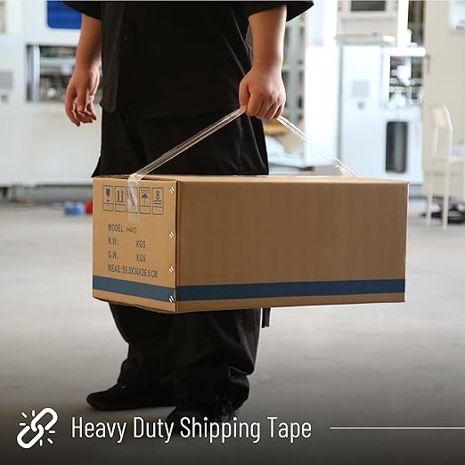 Mr. Pen Heavy Duty Packing Tape - 6 Pack, 2.7mil, 2' Wide, 60 Yards - Clear, Moving, Shipping & Packaging Tape Refills