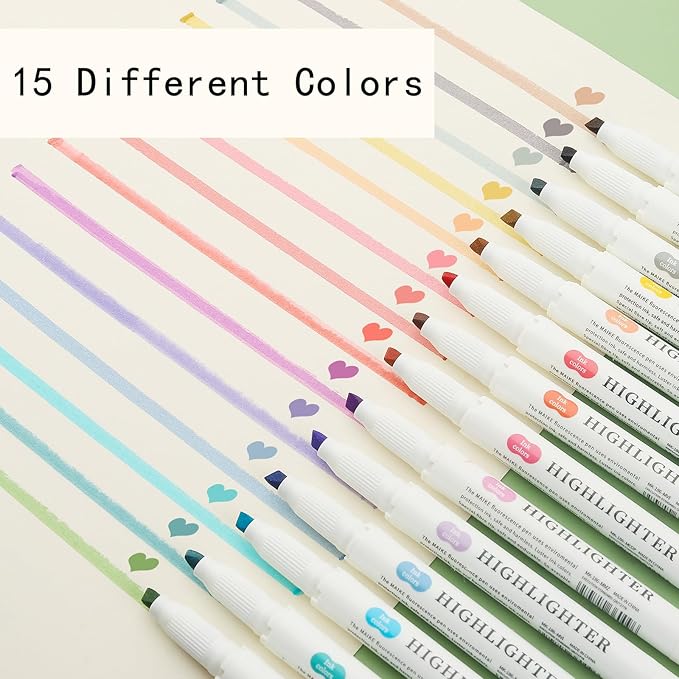 Real Mild Highlighters 25 colors (15 colors)