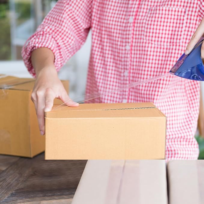 CRUGLA 8x6x3 Shipping Boxes for Small Business, 25 Packs Corrugated Cardboard Boxes for Shipping Packing Mailing