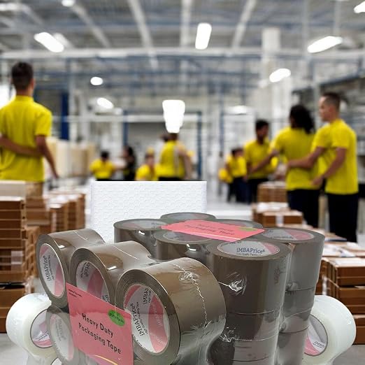 iMBAPrice 3-inches Shipping Packaging Tape - 1 Box of Premium (24 Roll of 110 Yards) 24 x 330 Feet Long 3" Wide Heavy Duty Brown Moving Packing Tape | Heavy-Duty Shipping & Sealing, Strong Adhesion, For Boxes, Moving, E-Commerce & Packaging Refills