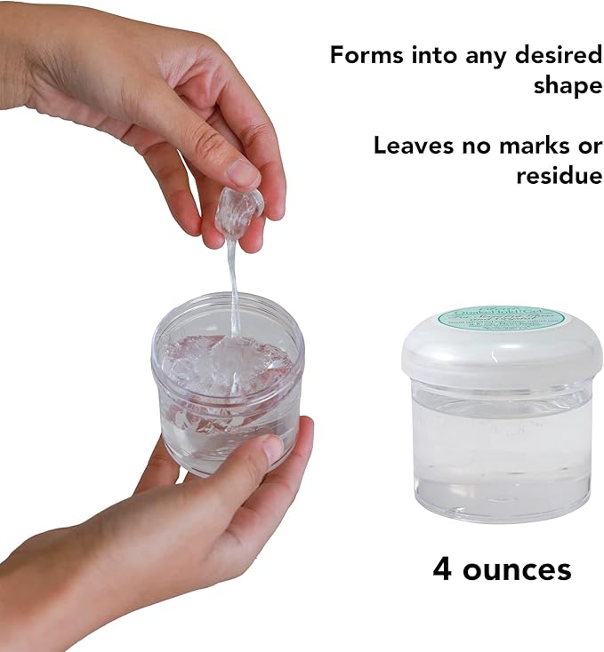 Quakehold! 22111 Gel for Glass and Crystal, Clear, 4oz