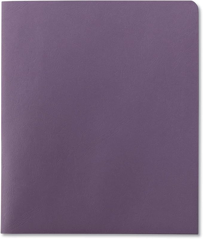 Smead Two-Pocket Heavyweight Folder, Letter Size, Lavender, 25 per Box (87865)