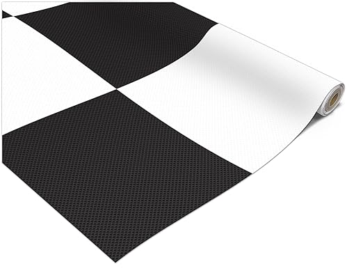 Teacher Created Resources Black and White Big Checkers Better Than Paper Bulletin Board Roll (TCR77627)