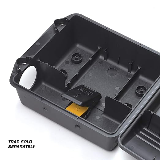 Tomcat Rodent Station, Each Box Includes 1 Rodent Station with 4 Bait Securing Rods and 1 Security Key, Use Indoors or Outdoors, 2-Pack