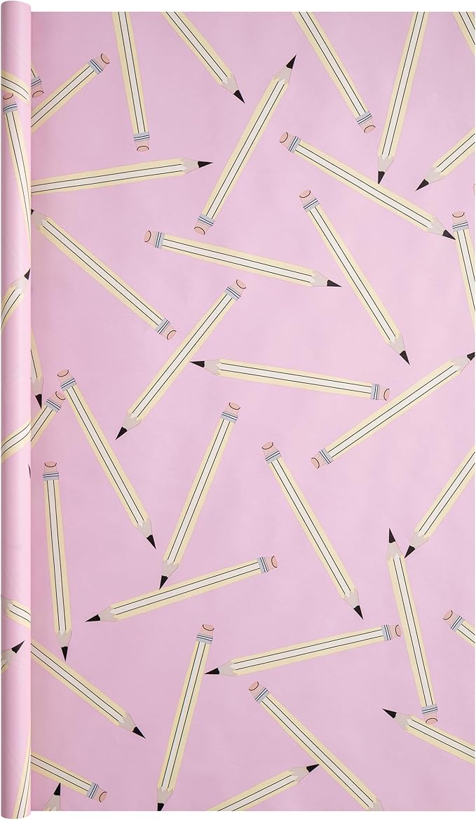 Fadeless Schoolgirl Style Bulletin Board Paper, Pencil Me in, 47.25" x 25', 1 Roll