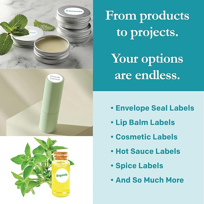Premium Label Supply White Sticker Round Labels – 0.75" Circle – Laser/Inkjet Compatible – (108 per Sheet), 2000 Sheets – 216,000 Total Adhesive Labels