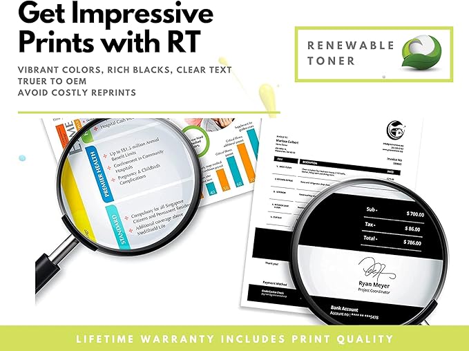 Renewable Toner Compatible MICR Toner Cartridge High Yield Replacement for HP CF280X 80X for HP LaserJet Pro 400 M401 M425 (2-Pack)