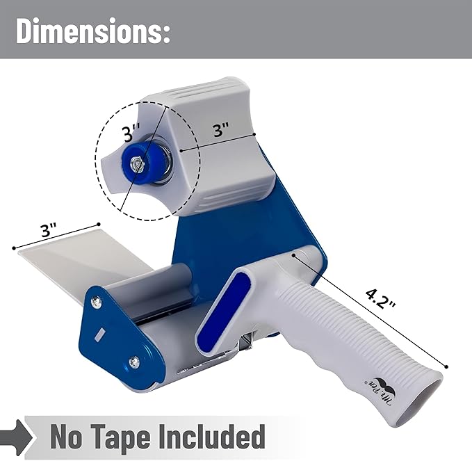 Mr. Pen- Tape Gun, Packing Tape Dispenser, 3 inch Core, 3 inch Tape Gun Dispenser, 3 inch Packing Tape Gun, Heavy Duty Tape Dispenser, Shipping Dispenser, Packaging Tape Dispenser Gun