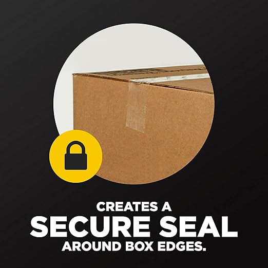Scotch Box Lock Packaging Tape, 1 Roll with Dispenser, 1.88 in x 800 in, Extreme Grip, Sticks Instantly to Any Box (195) (Pack of 2)