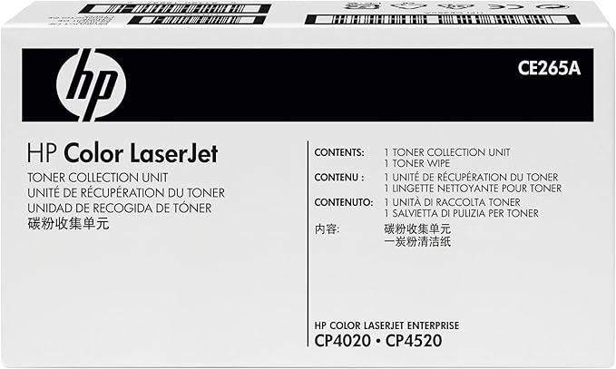 HP 648A Toner Collection Unit, CE265A, Black
