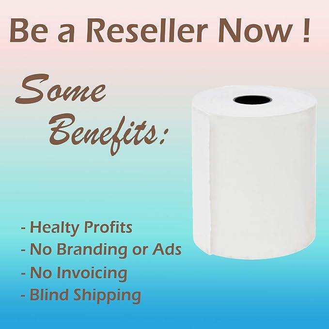 (96 Rolls) Adding Machine/Calculator Roll, 2-1/4" x 150 ft, White - Top of the Line sharp calculator paper - universal 35720 - Printing Calculator 10 Key Adding Machine/Calculator Roll