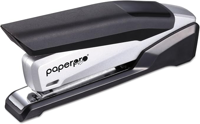 Bostitch (Formerly PaperPro) 1110 inPOWER Premium Stapler, 28-Sheet Cap, Black/Silver