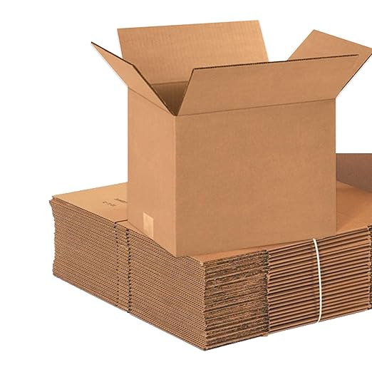 BOX USA Shipping Boxes Small 12"L x 9"W x 9"H 25-Pack - Corrugated Cardboard Box for Moving, Mailing, Packing, Packaging and Storage