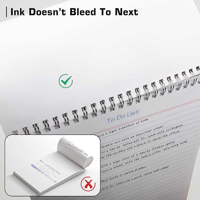 GOLDPEI To Do List Notepad Big 2pcs/set - Daily Planner Notepad Undated 50 Sheets Tear Off, 8" x 11" Planning Pad Checklist Productivity Note Pad for Work and Personal Organized