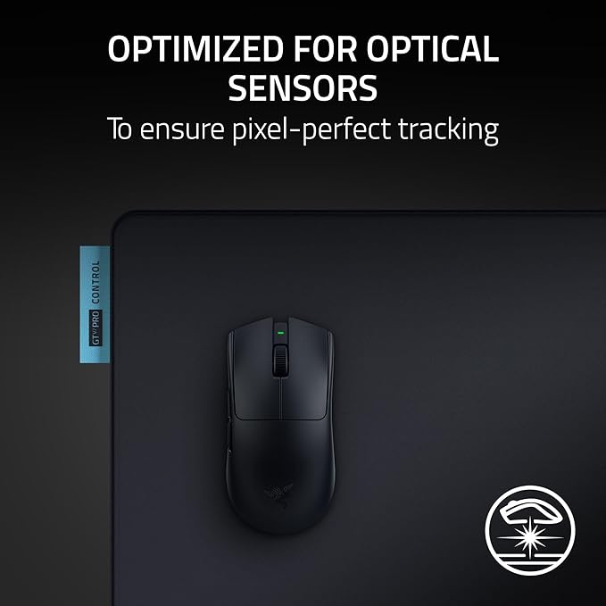 Razer Gigantus V2 Pro Soft Esports Gaming Mouse Pad (Control) – High Friction Cloth Surface, Tracking Accuracy, GlideCore Foam, Anti Slip Base, Low-Profile Stiched Edges – Large