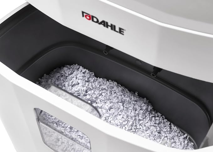 Dahle PaperSAFE PS 240 Paper Shredder, Oil Free, Jam Protection, Security Level P-4, 10 Sheet Max, Shreds CDs, Staples, Paper Clips & Credit Cards