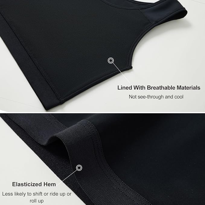 GCTBL Chest Binder for Transgender Half FTM Binder Trans Breathable Compression Bra