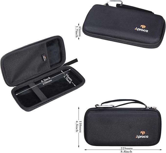 Aproca Calculator Case Compatible with Texas Instruments TI-84 Plus CE / TI-84 Plus / TI-83 Plus / TI-89 Titanium / TI-85 / TI-86 Color Graphing Calculator -Black (Case Only)
