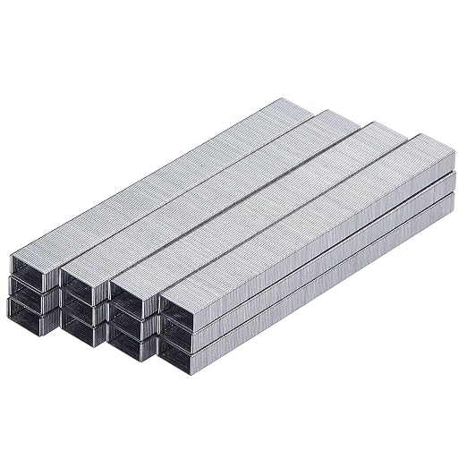 Bostitch Office Premium Staples for Jam-Free Stapling, 0.25 Inch, Full Strip, 5,000 Staples/Box