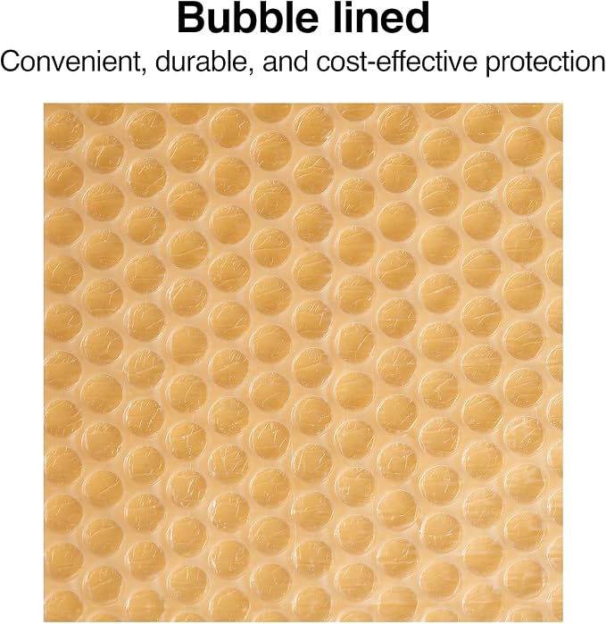 Staples Peel & Seal Bubble Mailers, #1 Size, 7.13” x 11”, Cushioned Shipping Envelopes — 25/Carton (51579‑CC)
