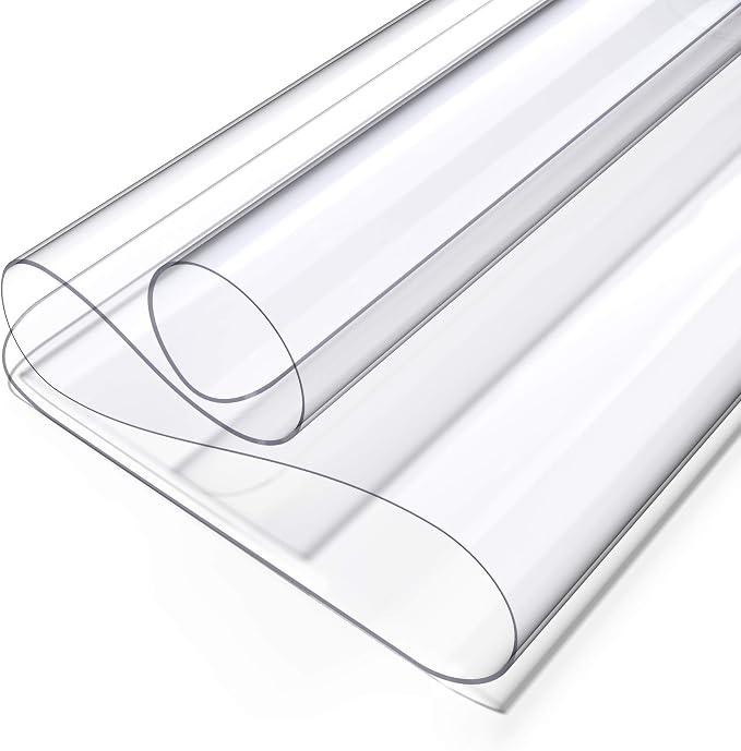 Clear Writing Desk Pad, 36’’x24” Heat Resistant Waterproof PVC Round Edge Durable Desk Protect Mat, Anti-Static Writing Mat Table Protector