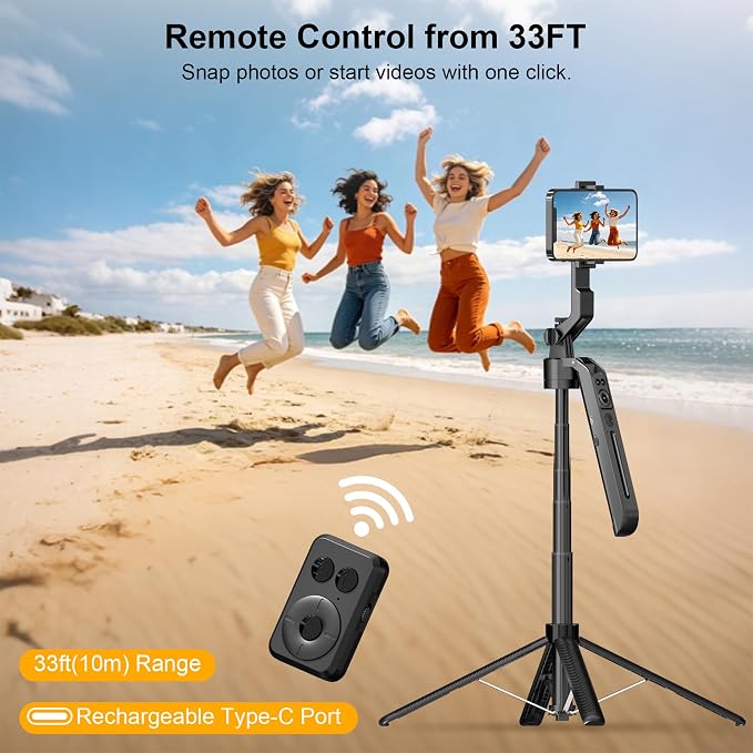 Content Creator Essentials Vlogging Kit for iPhone with Wireless Mic | 71" Phone Tripod Stand with 10'' Ring Light, Selfie Stick Cell Phone Video Recording for TikTok YouTube Starter Kit