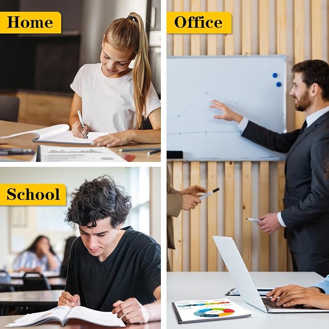 Report Covers with Sliding Bar, Clear Report Covers for Letter-Size Paper | A4 Resume Covers Presentation Folders File Document Binder for School Business, 70 Sheet Capacity