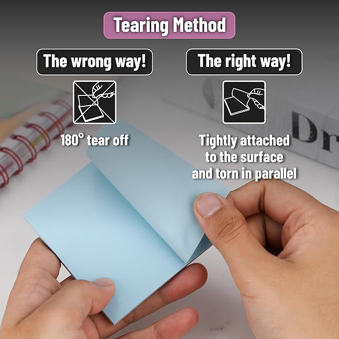 Mr. Pen- Pop Up Sticky Notes 3x3 Refills, 18 Pads, 900 Sheets, Bright Colors, Self Adhesive Memo Pads for Dispensers, Perfect for Home, Office & School, Stocky Notes for Bible Journaling