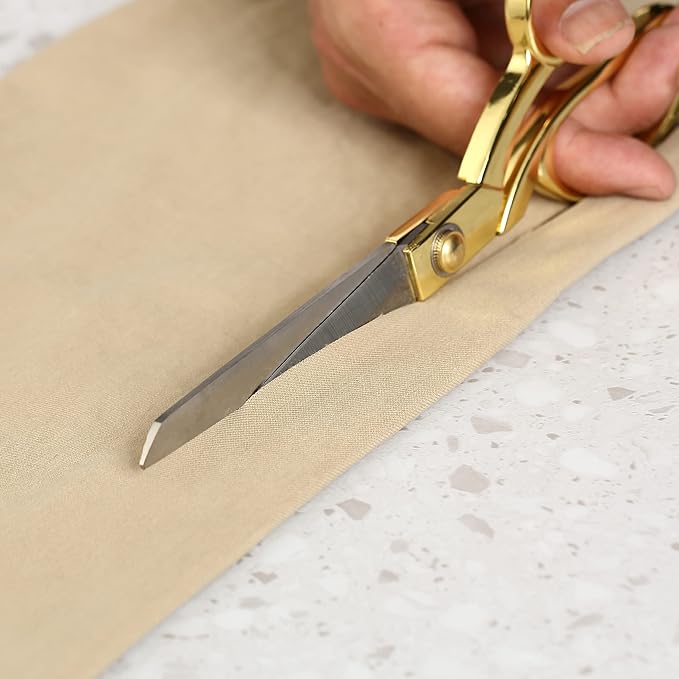 Mr. Pen Premium Gold Tailor Scissors, 8-inch Heavy Duty Fabric Cutter