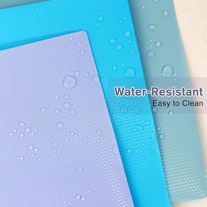 6-Pack Plastic andPockets and Prongs,2-Pocket and3 Fasteners, Pastel Folders Holds 8-1/2" x 11" Paper for School/Office/Home, Purple