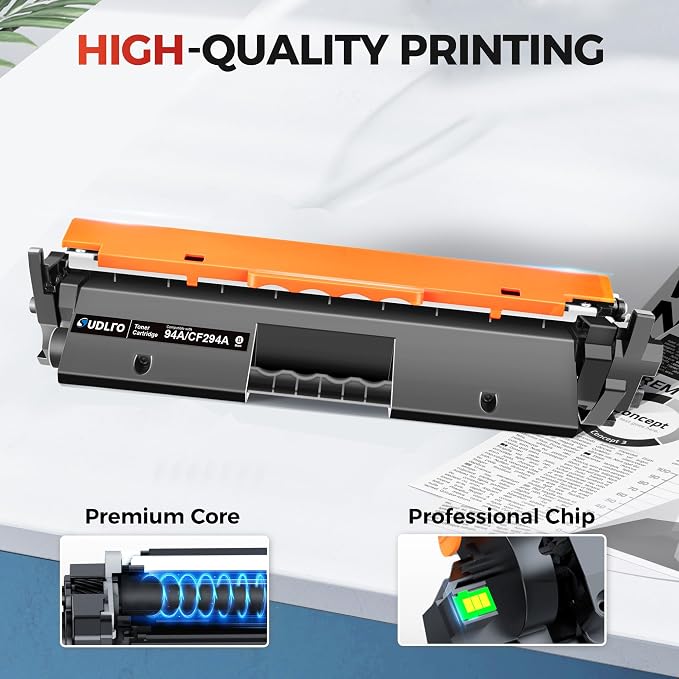 94A Toner Cartridge CF294A Replacement for HP 94A Toner Cartridge Black | (with Chip) Compatible with Pro MFP M118dw M148fdw M148dw M149fdw, Pro M118 M148 M149 Printer (Black, 2-Pack)