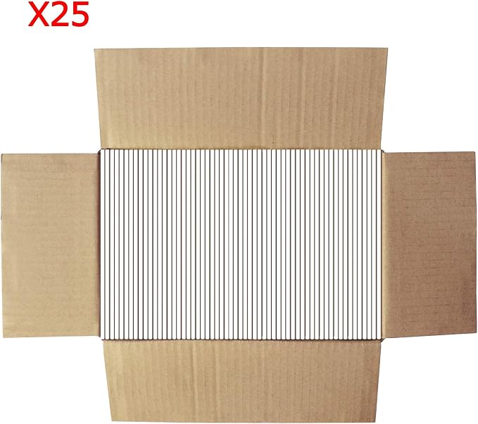 RLAVBL 6x4x3 Inches Shipping Boxes Set of 25, White Small Corrugated Cardboard Box, Mailer Boxes for Packing Small Business