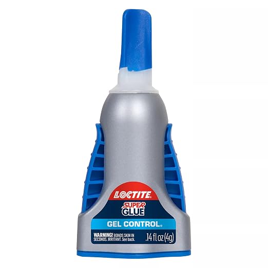 Loctite Super Glue Gel Control, Clear, 0.14 fl oz Bottle, Pack of 3