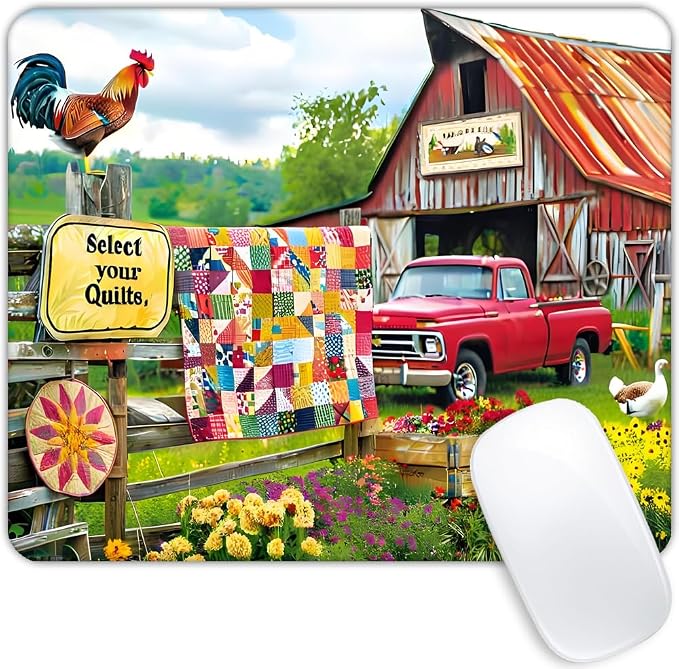 Rural Farm Life Mouse pad Customized Mousepad Non-Slip Rubber Base Mouse Pads for Computers Laptop Office Desk Accessories Mouse pad
