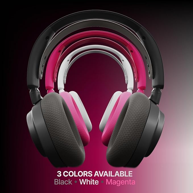 SteelSeries Arctis Nova 7X Wireless Gen 2 Gaming Headset - Real-Time App Control, 50+ HR Play, Neodymium Drivers, Mix 2.4GHz/Bluetooth, Xbox, PC, PS5/PS4, Switch 1/2, Mobile - Black