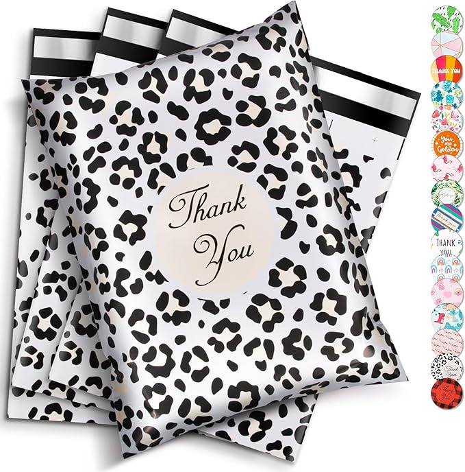 Oududianzi Poly Mailers 10x13, 50PCS Waterproof Shipping Bags, Self-Sealing Mailers Poly Bags, Mailing Envelopes Bulk, Packaging Bags for Small Bussiness