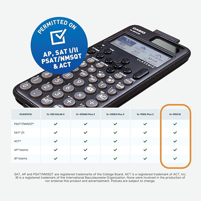 Casio fx-991CW– Advanced Scientific Calculator with High-Res 4-Tone Display | Natural Textbook Display | 540+ Functions, Numeric Calculus, Matrix Solver | Ideal for Engineering, Science & Exams