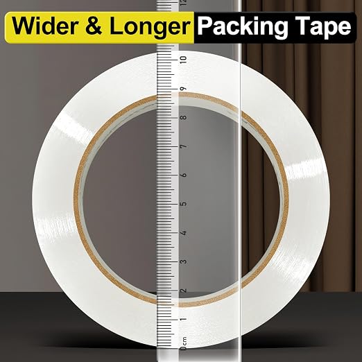 Clear Packing Tape, Heavy Duty Packaging Tape Refills 12 Rolls, 2 inch x 65 Yards, Shipping Tape Box Tape Mailing Tape for Shipping Packaging Moving Sealing and Storage