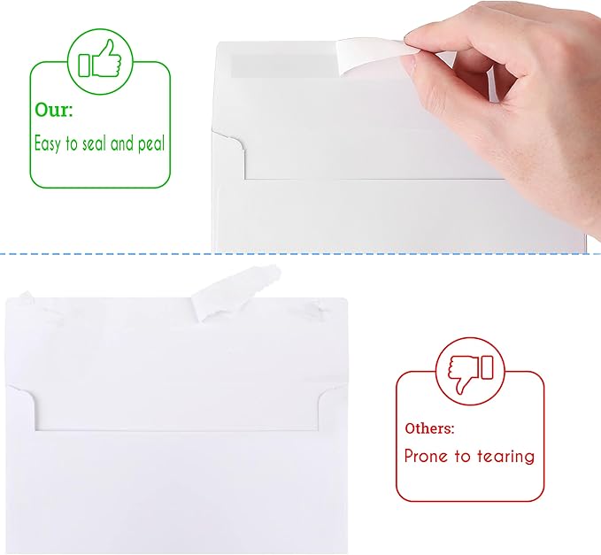 Blank Cards and Envelopes 4x6, 30 Pack White Invitation Card Stock with 30 Pack A4 Size, Self-Seal Thank you Blank Greeting Cards with Envelopes for All Occasion DIY, Print custom