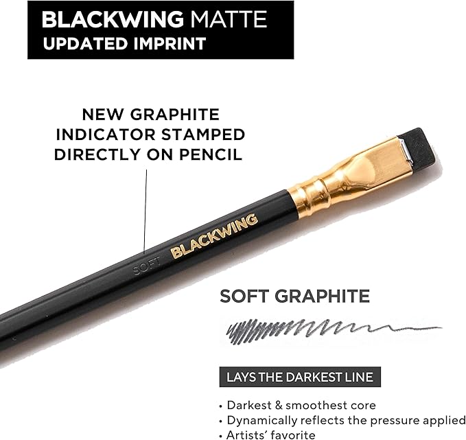 Blackwing Matte Pencils - 12 Count