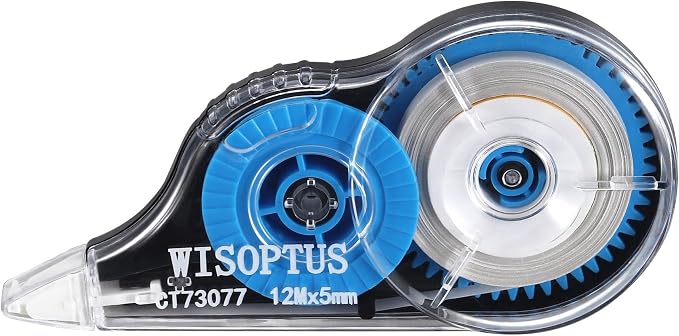 15PCS Correction Tape, 39.37ft Each, Fast, Clean, Opaque and Easy to Use Tear-Resistant Correction Tape Bulk Office or School Supplies, Blue, Red, Gray