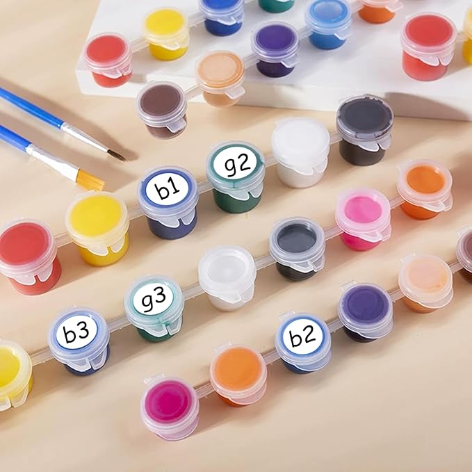Hybsk 2000pcs White Circle Color Coding Dot Stickers Small Round Semi Gloss Paper Stickers Adhesive Label (1/2 inch)