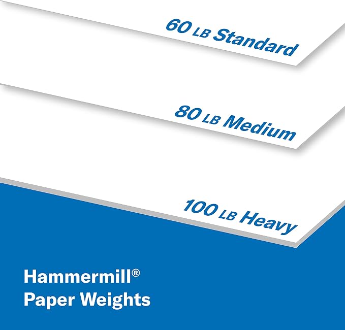 Hammermill Cardstock, Premium Color Copy, 100 lb, 18 x 12-100 Bright, Made in the USA Card Stock, 133201C-3 Pack (750 Sheets)