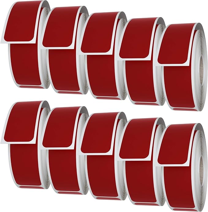 Royal Green Rectangular Color-Coding Labels 3x1-20 Sticker Rolls (75mm x 25mm) - 5000 Pack