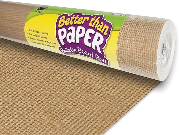 Teacher Created Resources Burlap Better Than Paper Bulletin Board Roll (77365)