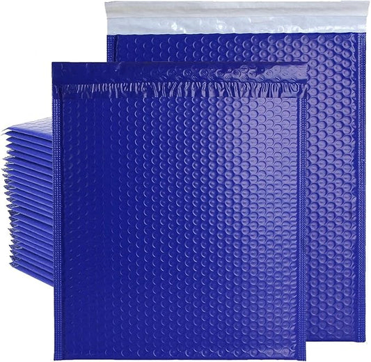 Bubble Mailers 10x13 inch Mailing Envelopes Bubble Padded Waterproof Self Seal Padded Envelopes with Strong Self-Adhering Pack of 25 (Purple)