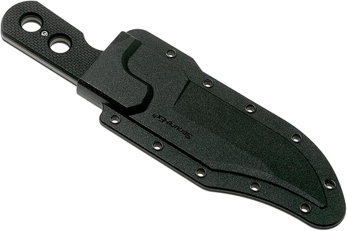 Cold Steel Mini Tac Bowie 3-5/8" Lightweight Durable 8Cr13MoV Stainless Steel Fixed Blade Clip Point Outdoor Hunting Utility Knife, Griv-Ex Handle, Secure-Ex Sheath - Blister