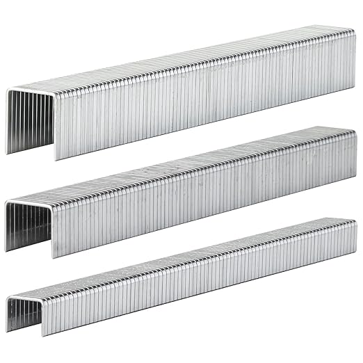 Heavy Duty T50 Staples 6000-Count 3 Sizes Includes: 5/16", 3/8", 1/2", 2000 Per Sizes, Galvanized Assorted Size Project Pack