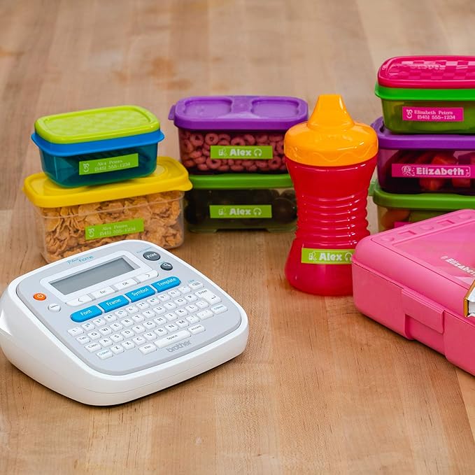 Brother P-Touch Home Personal Label Maker - PT-D202,Grey